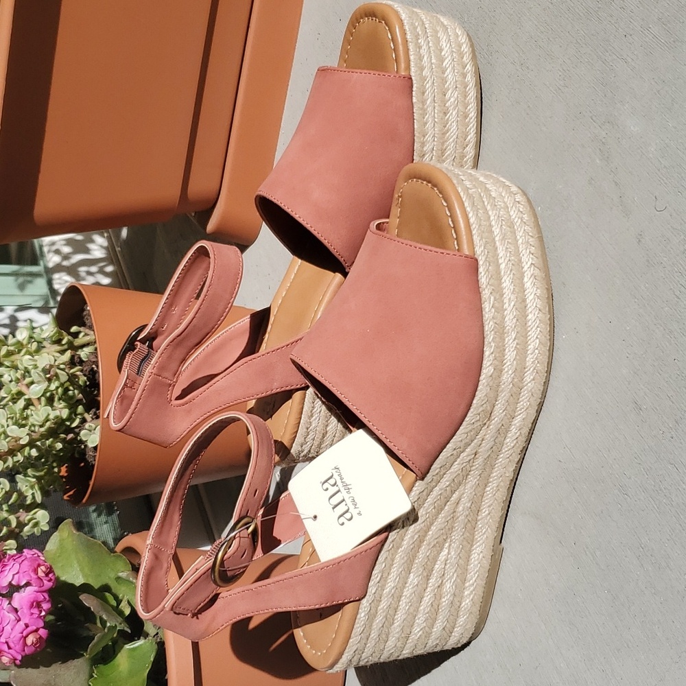 A.N.A LASKIE WEDGE SANDAL